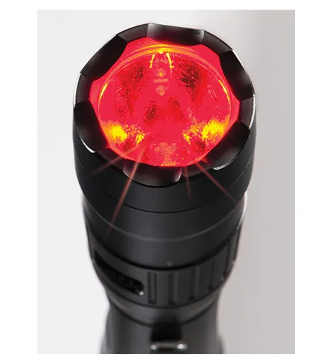 Pelican 7600 3 Color Rechargeable Tactical Flashlight 900 Lumens