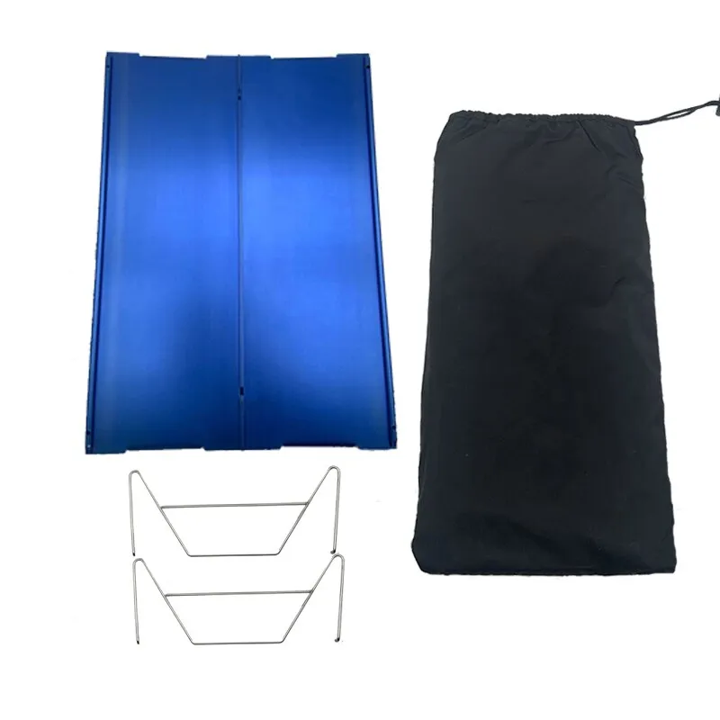 Portable Outdoor Mini Folding Table Aluminum Alloy Collapsible Desk for Barbecue Camping Mountaineering
