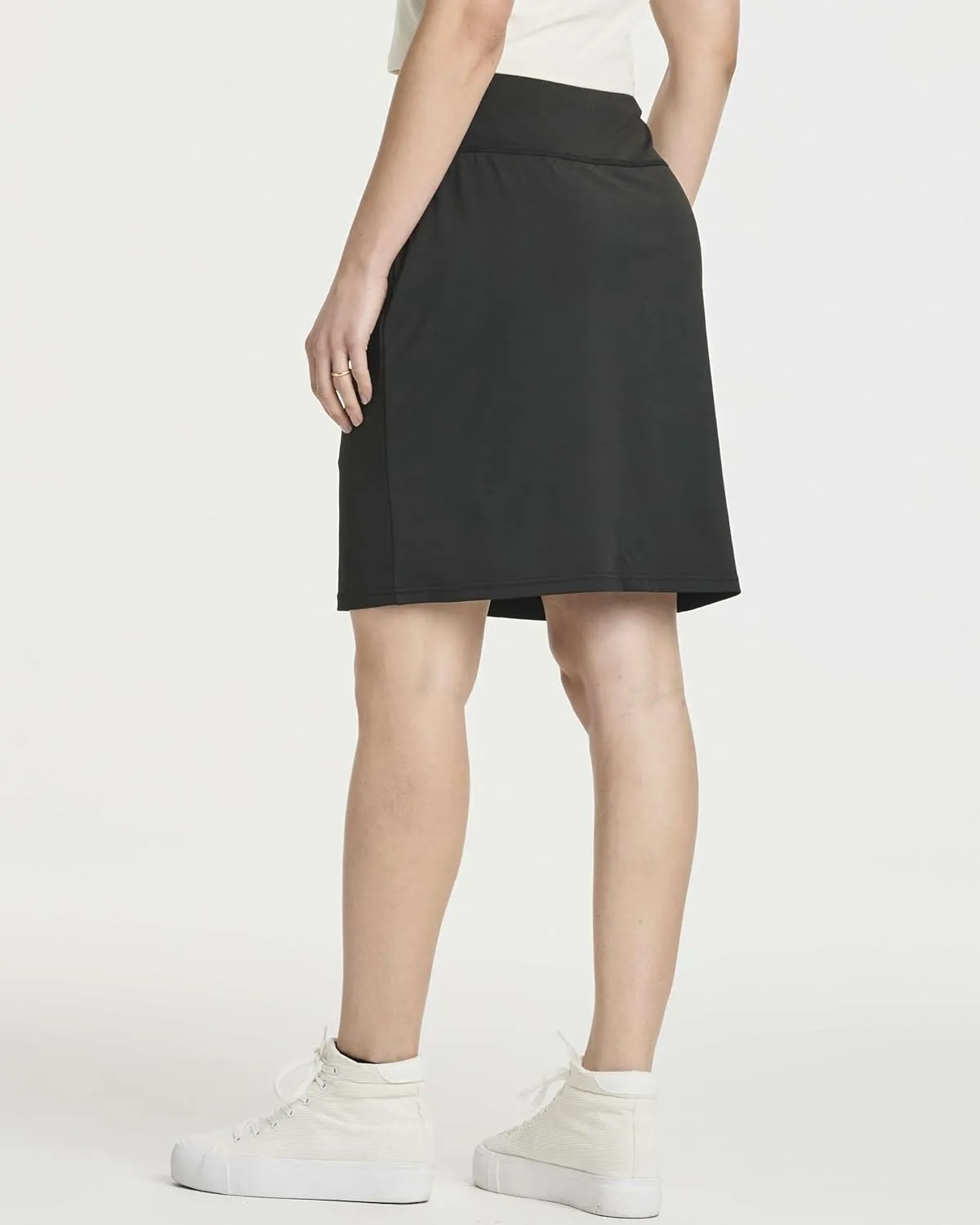 Real Essentials 3 Pack: Women's 20" Golf Skirts Knee Length Skorts Athletic Long Active Casual Pockets (Available in Plus)