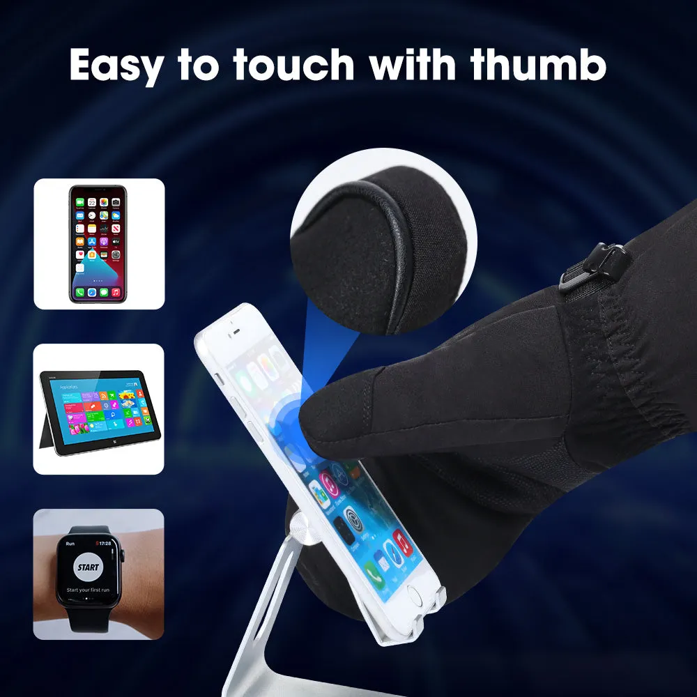 S66E Heated Mittens Electric Ski Gloves
