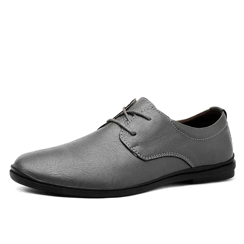 SALVATORE GENUINE COWHIDE SHOES