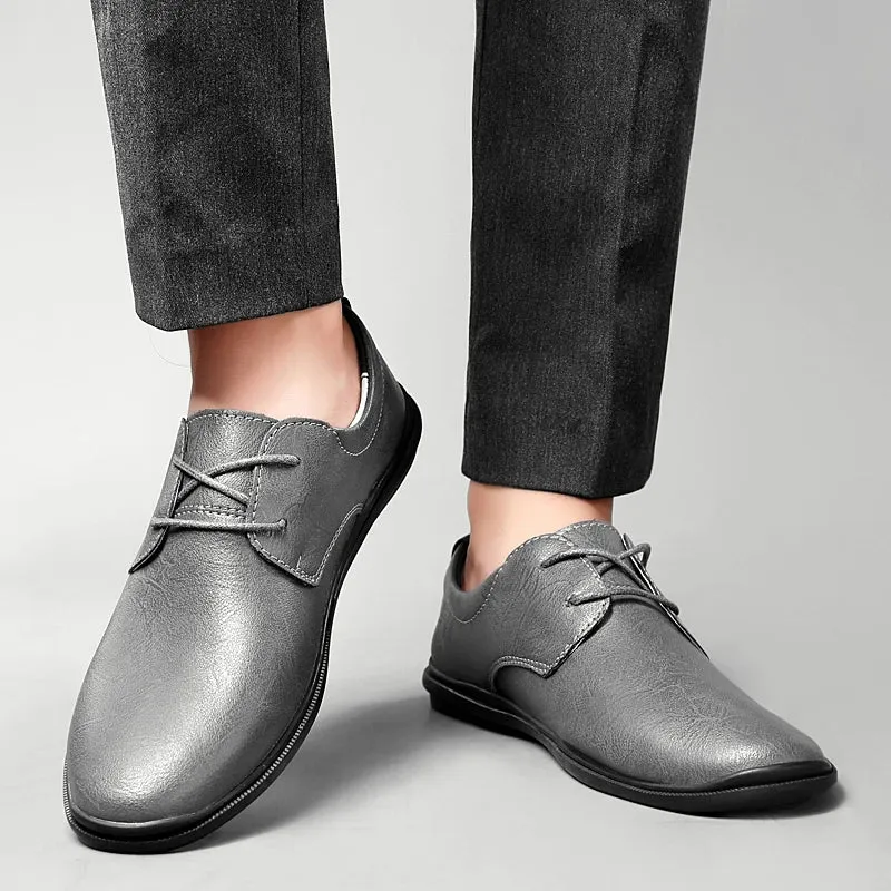 SALVATORE GENUINE COWHIDE SHOES