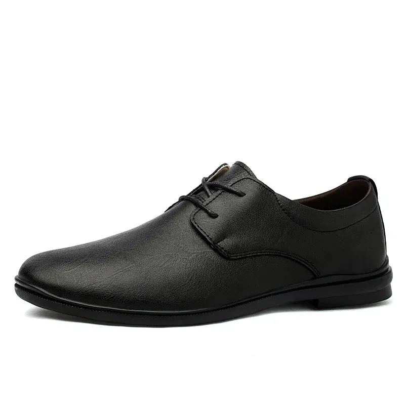 SALVATORE GENUINE COWHIDE SHOES