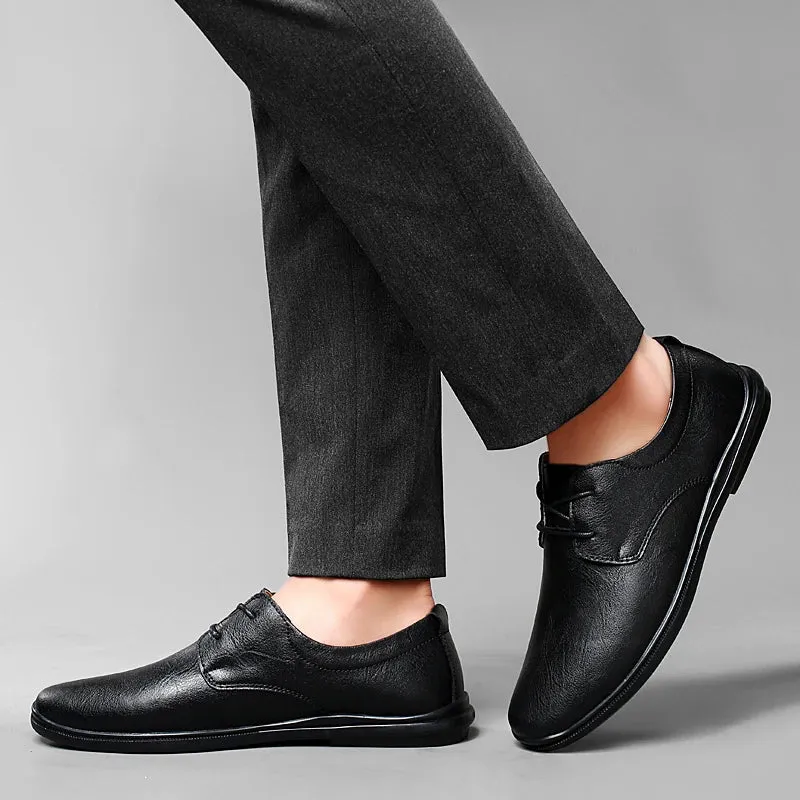 SALVATORE GENUINE COWHIDE SHOES