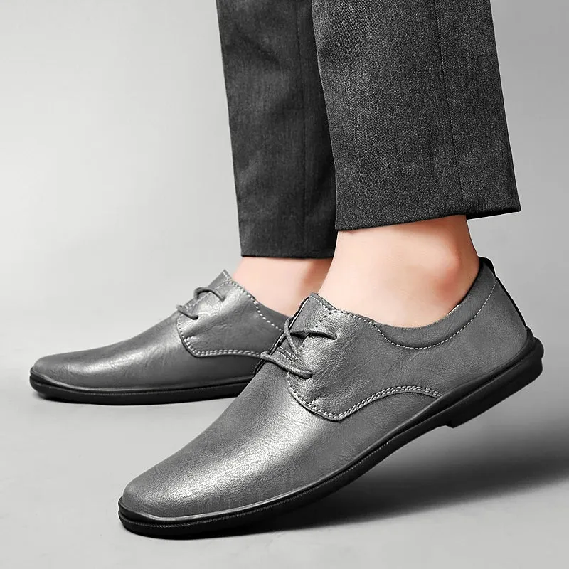 SALVATORE GENUINE COWHIDE SHOES
