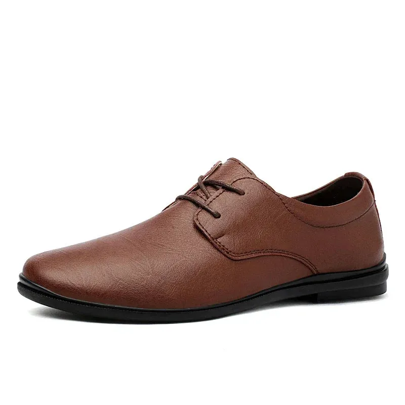 SALVATORE GENUINE COWHIDE SHOES