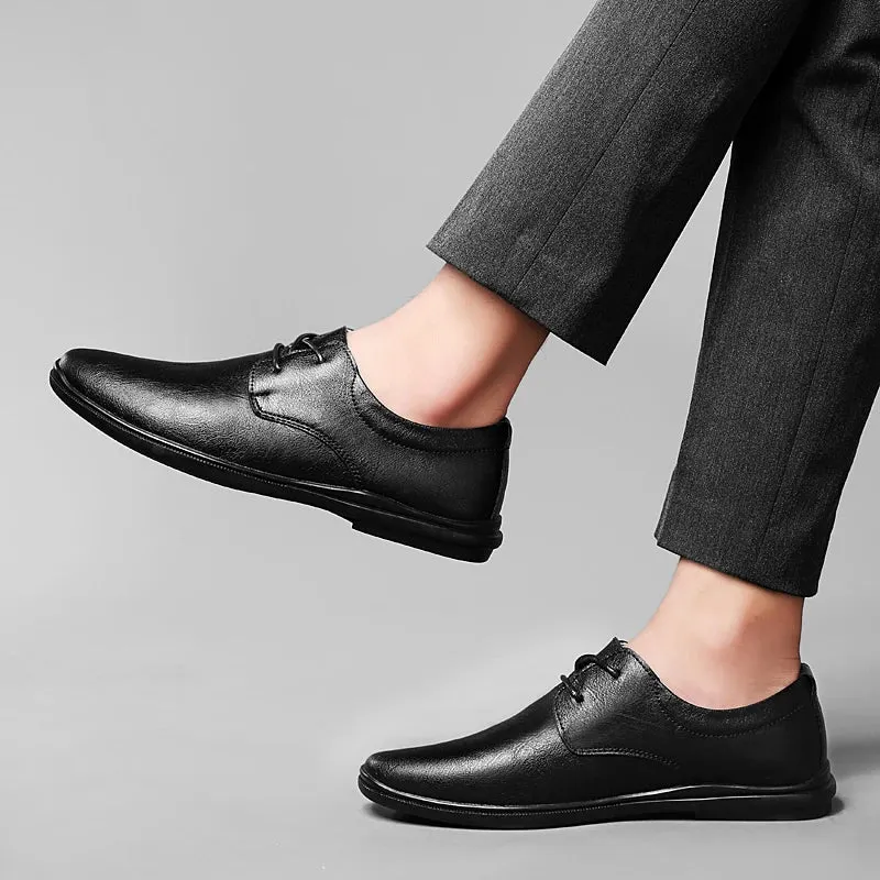 SALVATORE GENUINE COWHIDE SHOES