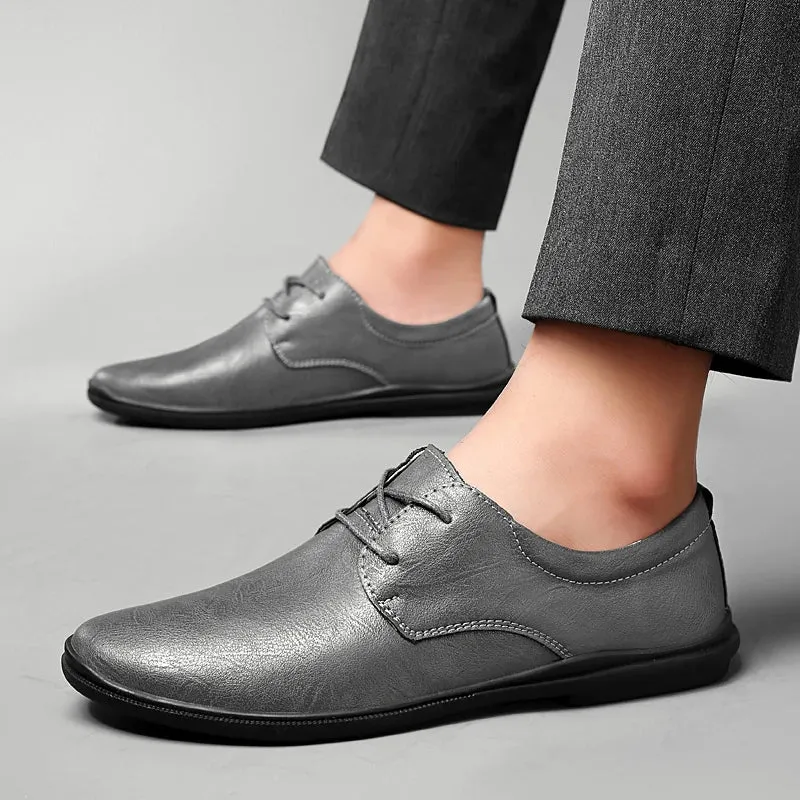 SALVATORE GENUINE COWHIDE SHOES