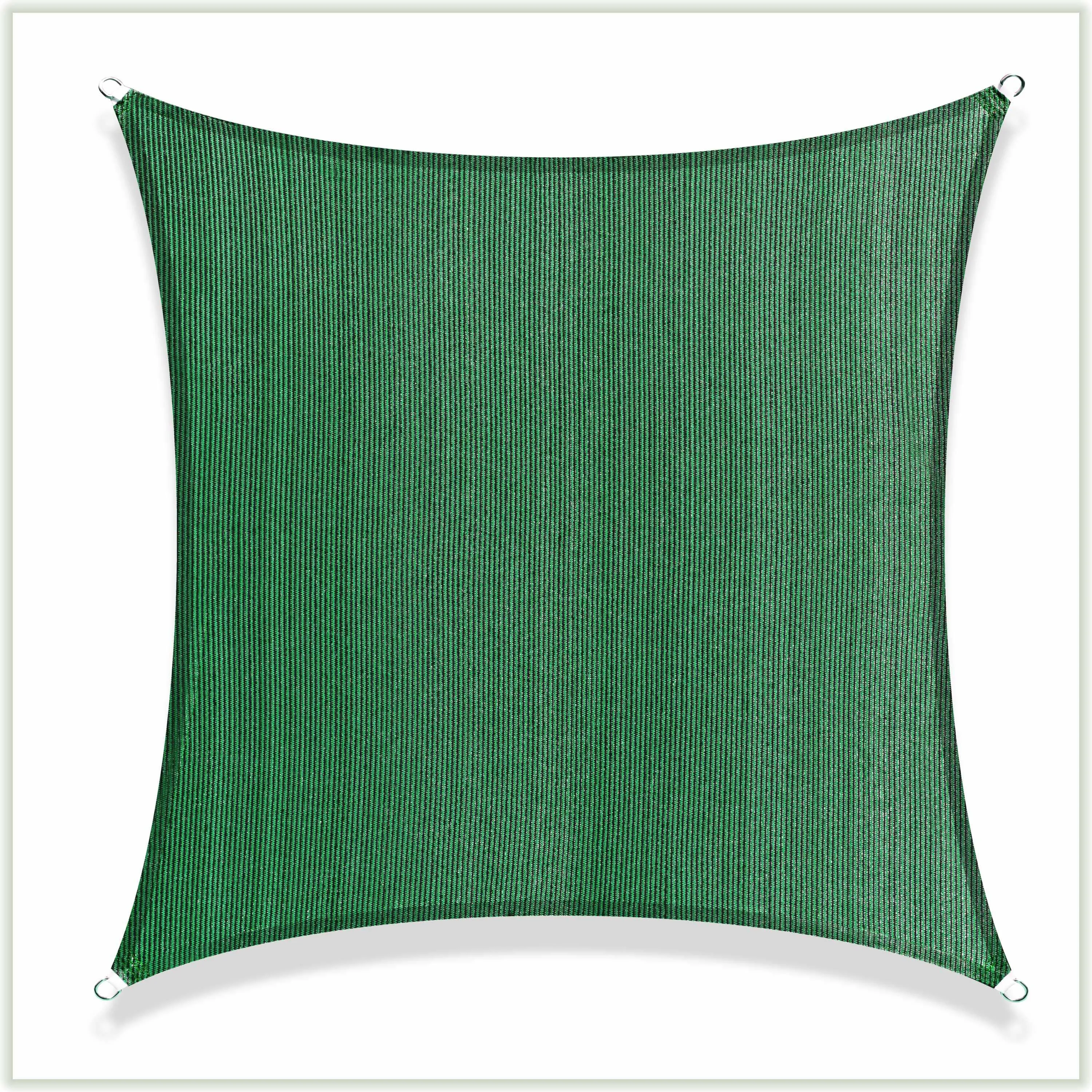 Square Sun Shade Sail Canopy, Commercial Grade, 4 Sizes, 8 Colors