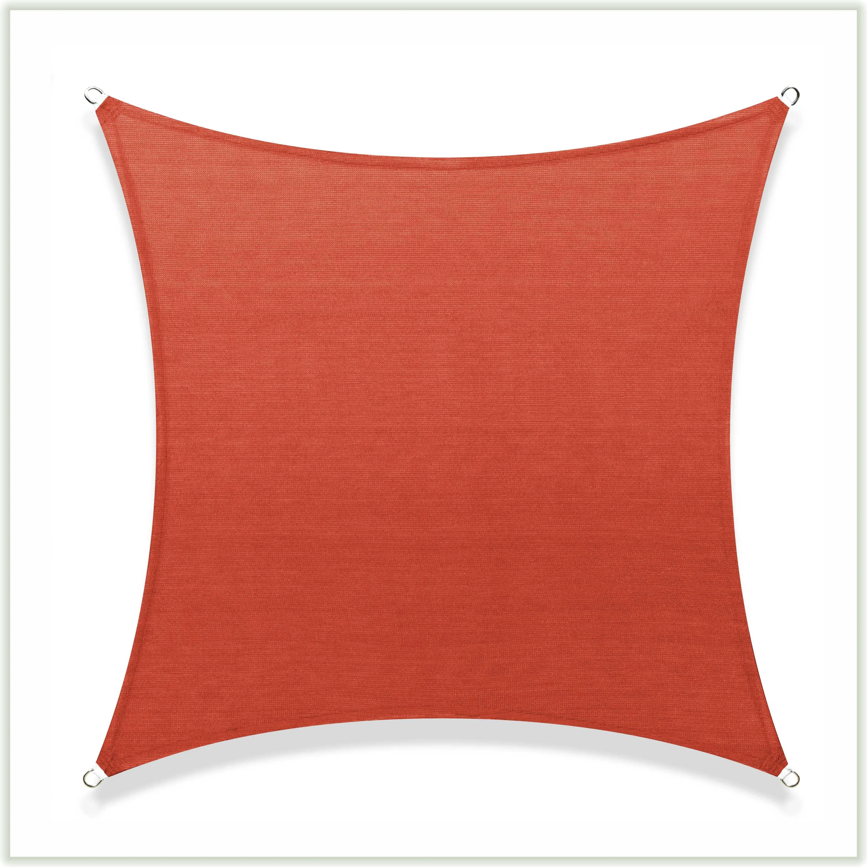 Square Sun Shade Sail Canopy, Commercial Grade, 4 Sizes, 8 Colors