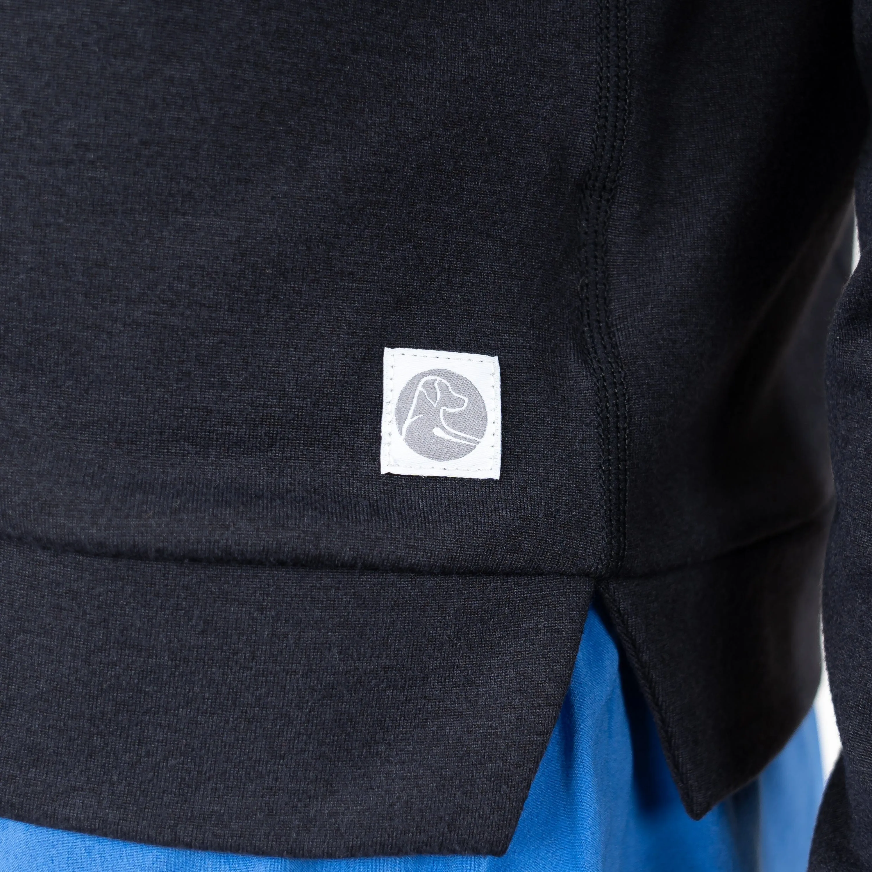 Tempo Performance Full-Zip Hoodie | Solid - Midnight Black