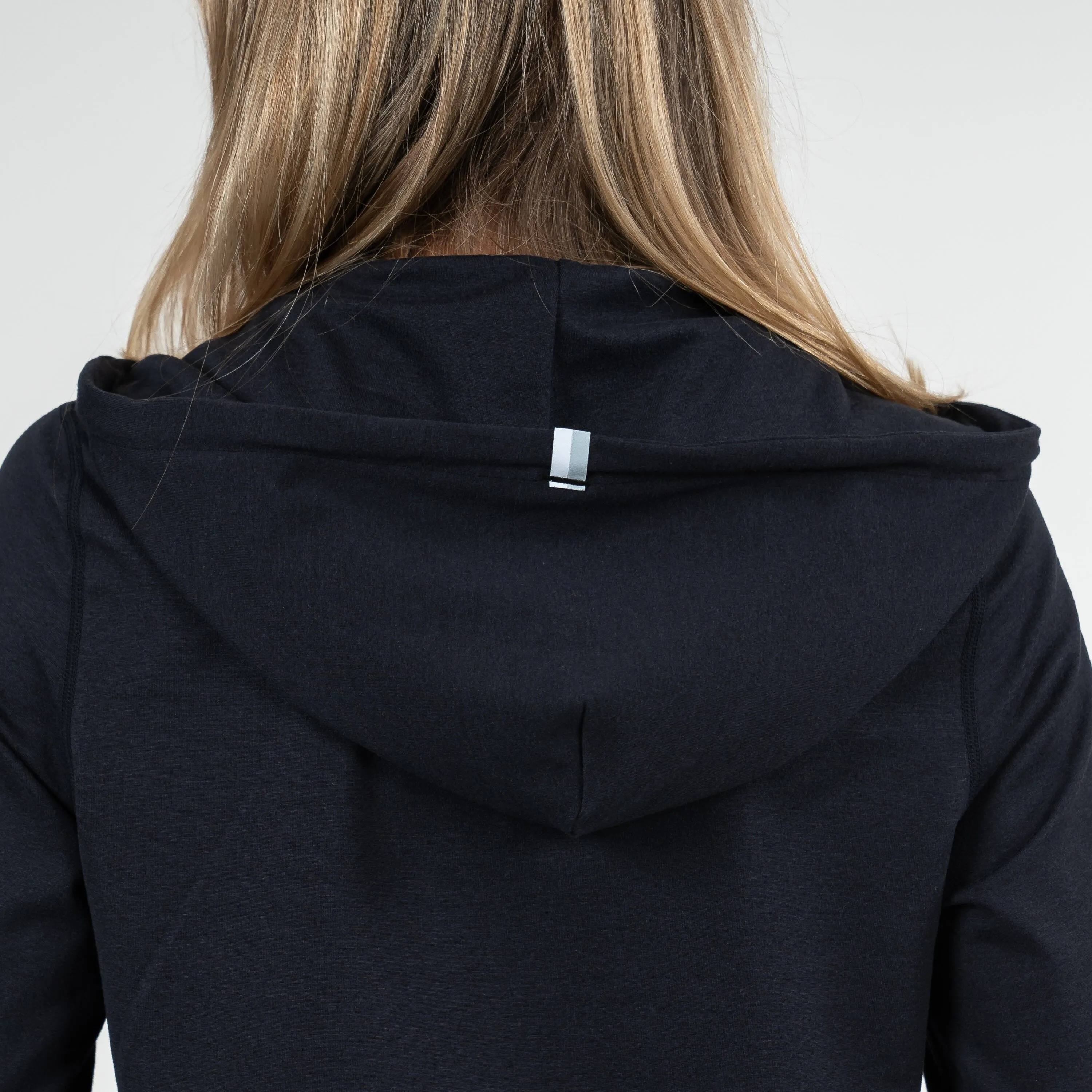 Tempo Performance Full-Zip Hoodie | Solid - Midnight Black