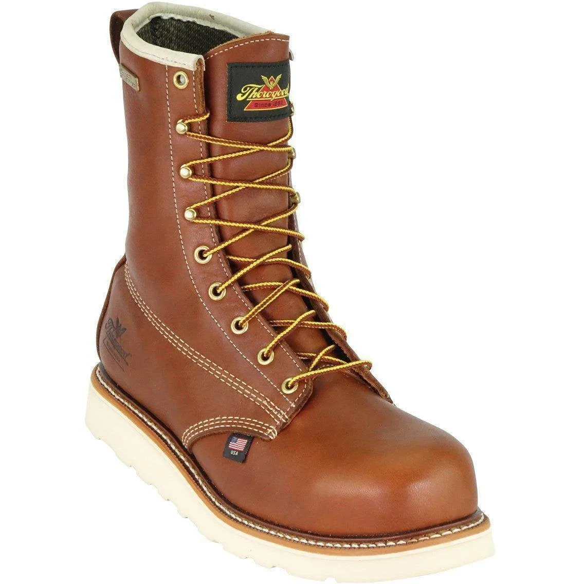 Thorogood Men's USA Made Amer Heritage 8" Composite Toe Wedge Work Boot 804-4210
