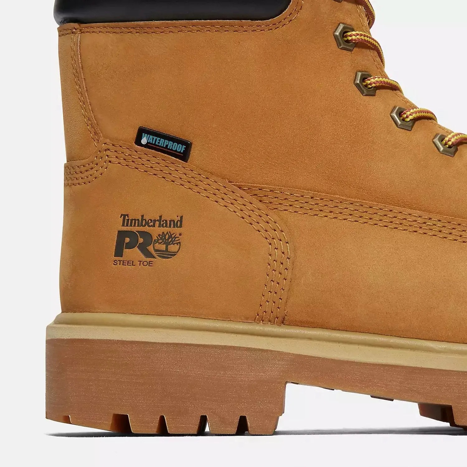 Timberland PRO Men's Direct Attach Waterproof 6" Steel Toe Work Boot