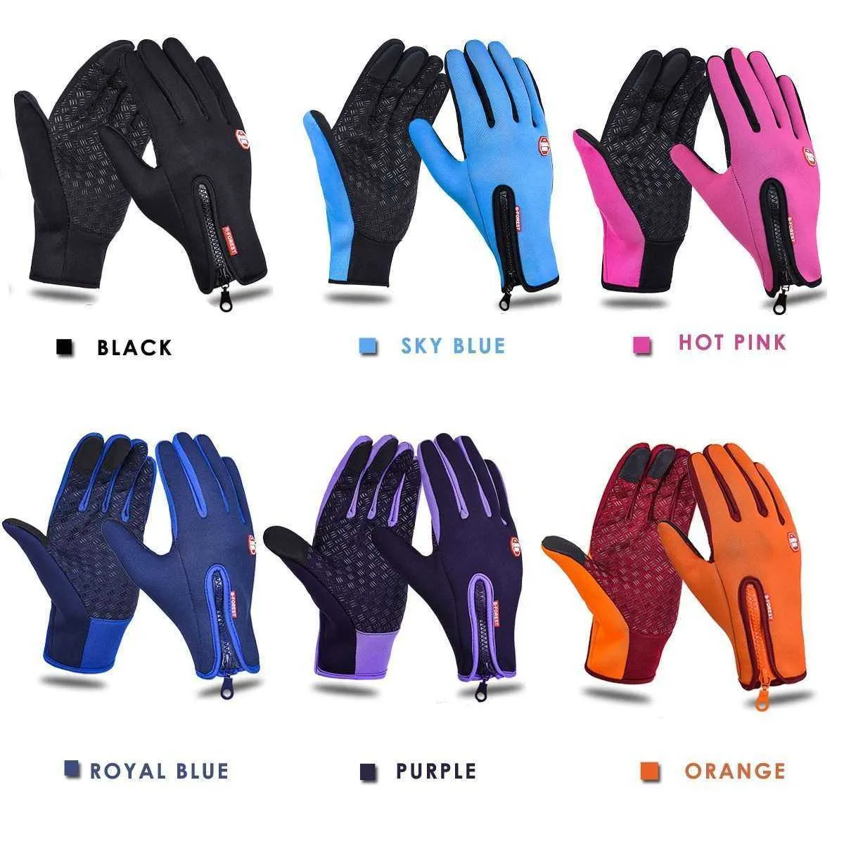 Unisex Touchscreen Thermal Gloves