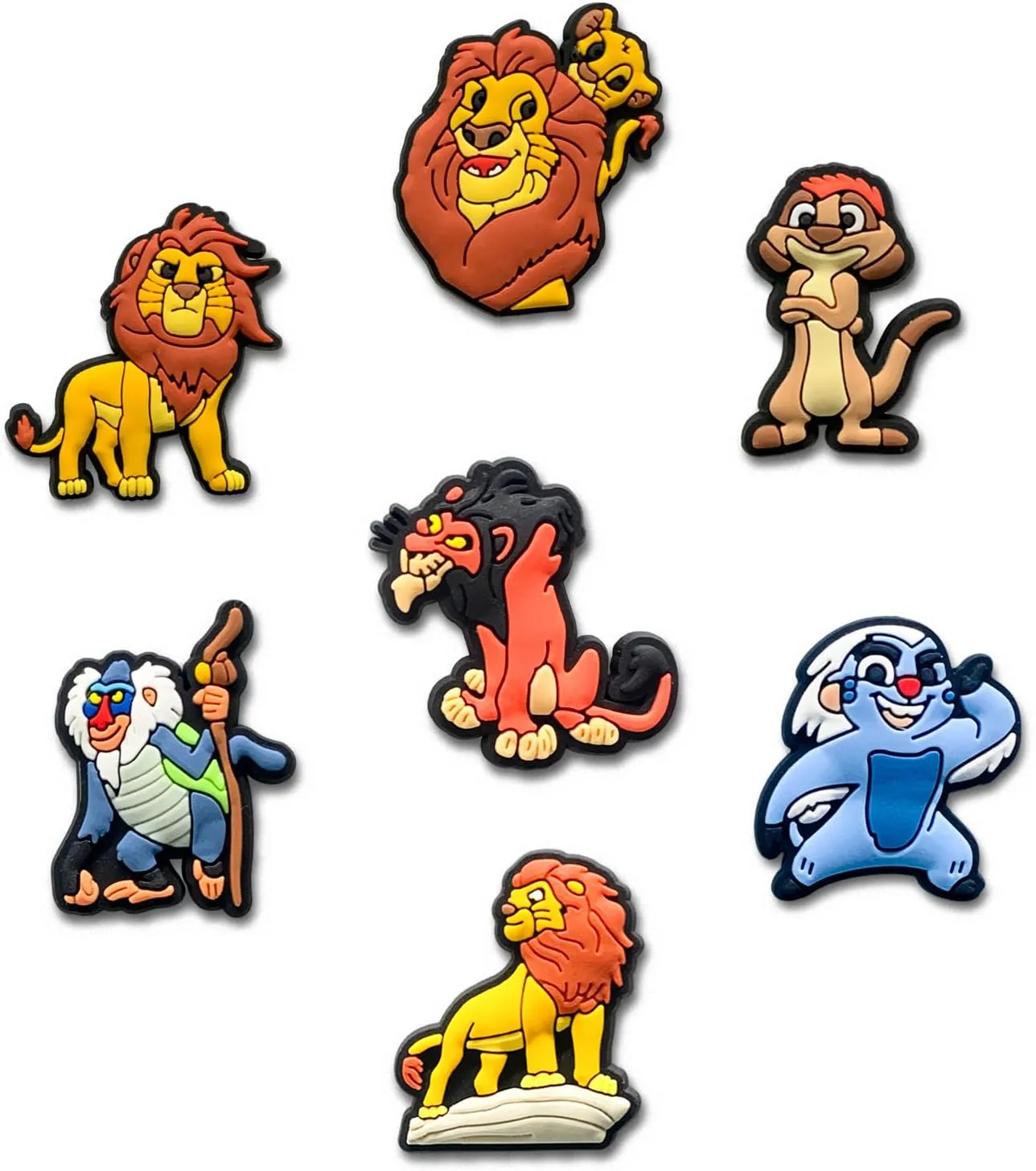 Wlyosvje 20Pcs Cartoon Shoe Charms for Clog Sandals, Cute Shoes Decoration Charms for Teen Adults