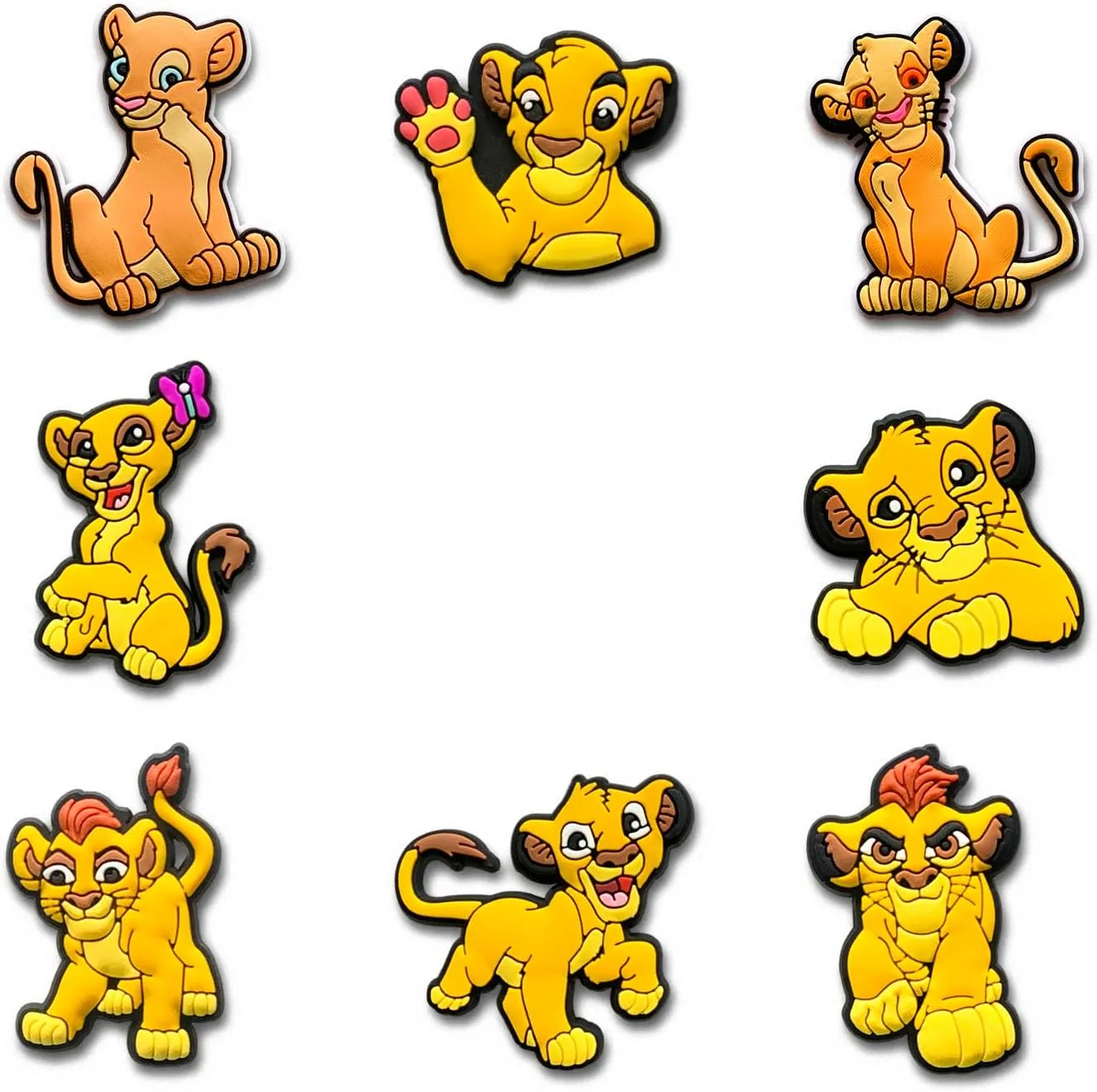 Wlyosvje 20Pcs Cartoon Shoe Charms for Clog Sandals, Cute Shoes Decoration Charms for Teen Adults