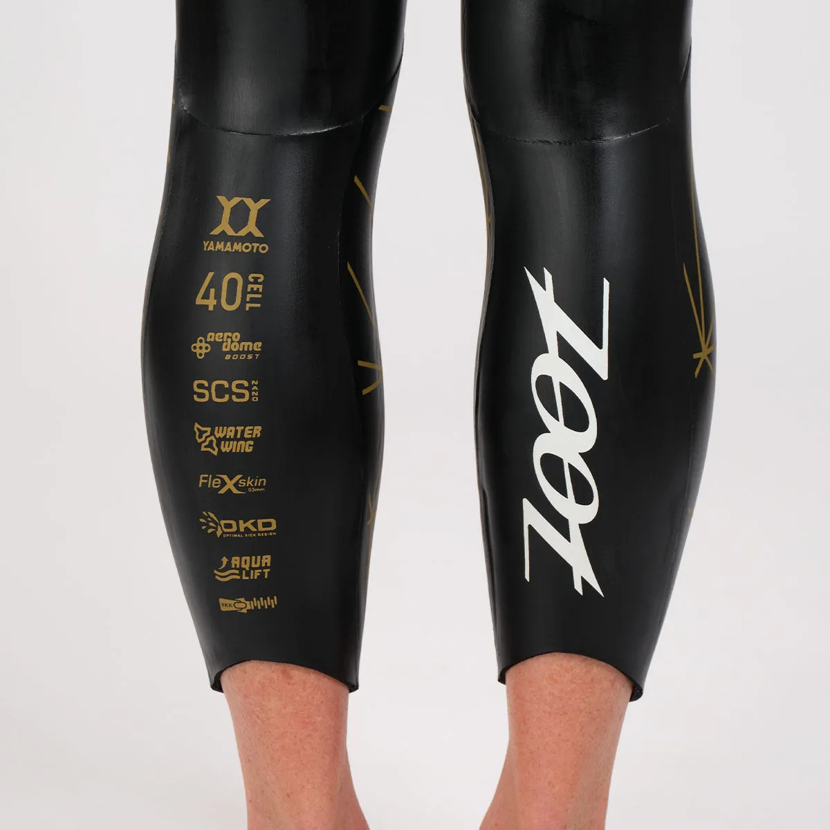 Womens Wikiwiki 3.0 Wetsuit - Gold
