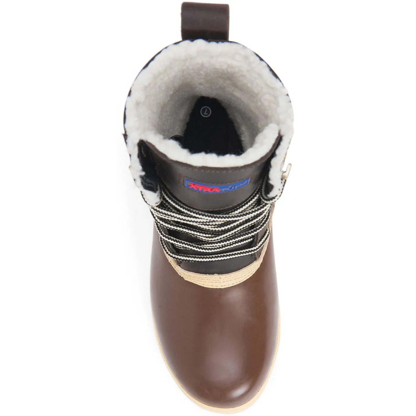 XTRATUF Ladies 8 Inch Insulated Legacy Brown Lace Up Boots LLW8900