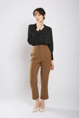Yuri Tapered Pants in Brown