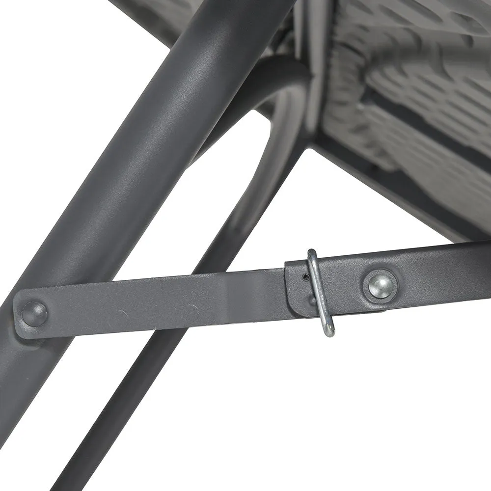 Zown Height Adjustable Rectangular Plastic Folding Table - 6ft x 2ft 6 (1830mm x 760mm)